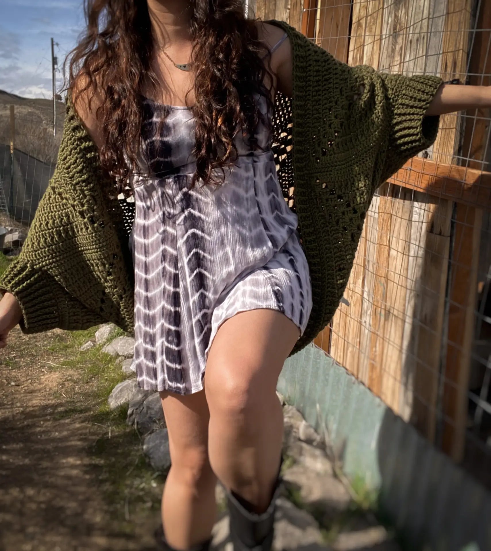 Tzigns - Sage Cocoon Cardi