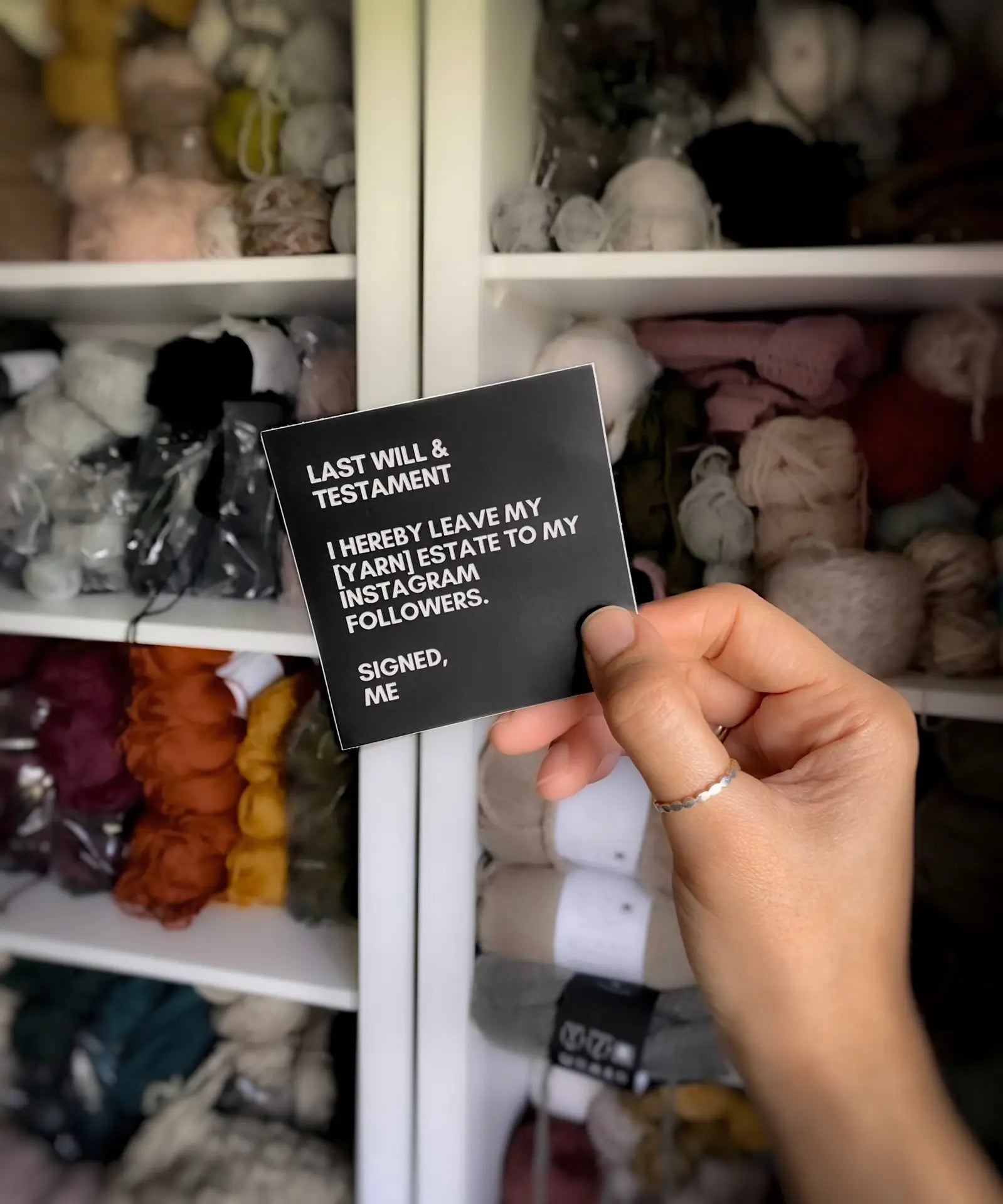 Yarn Estate sticker