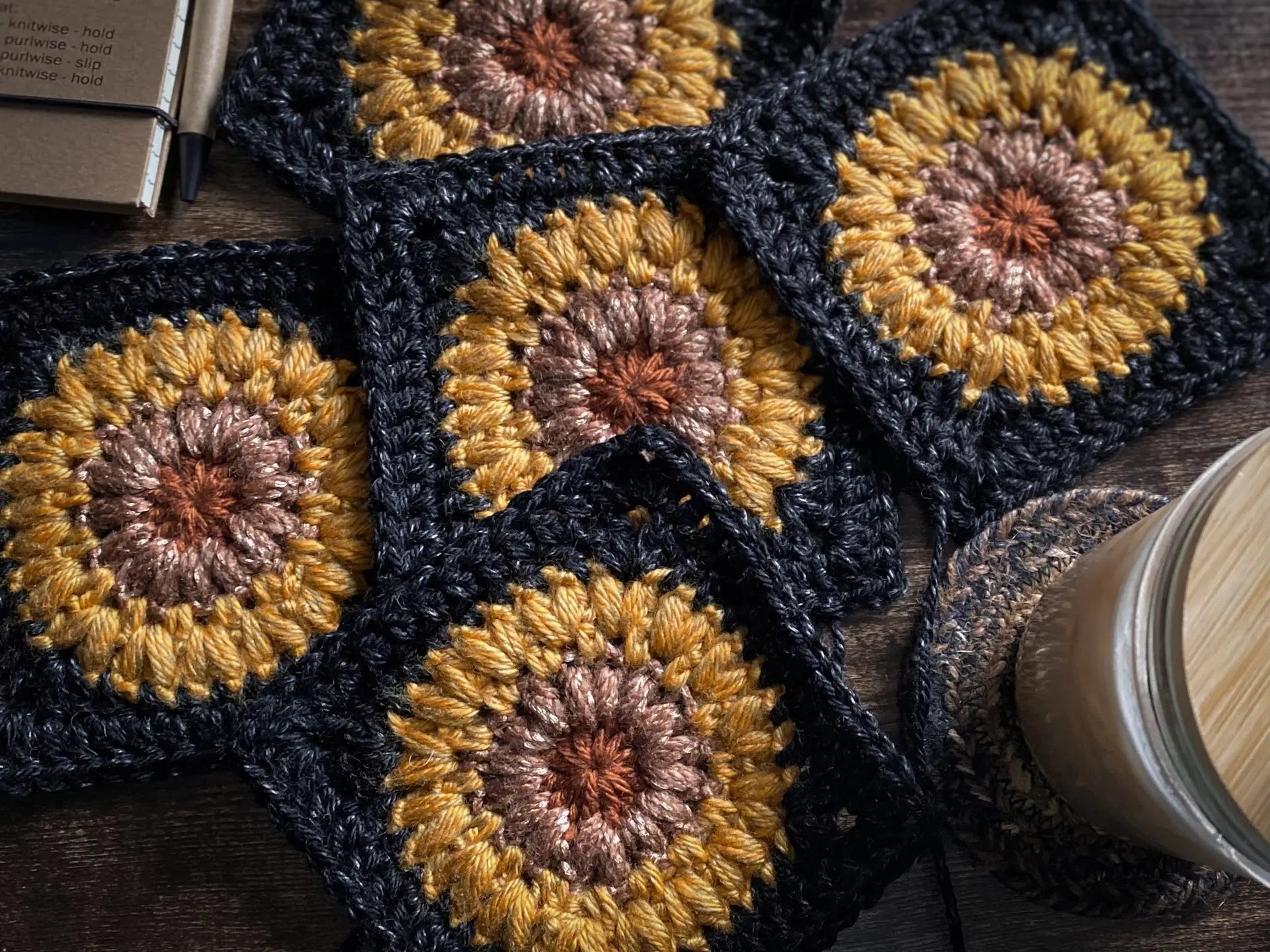 Cascade Motif Cowl Crochet Pattern