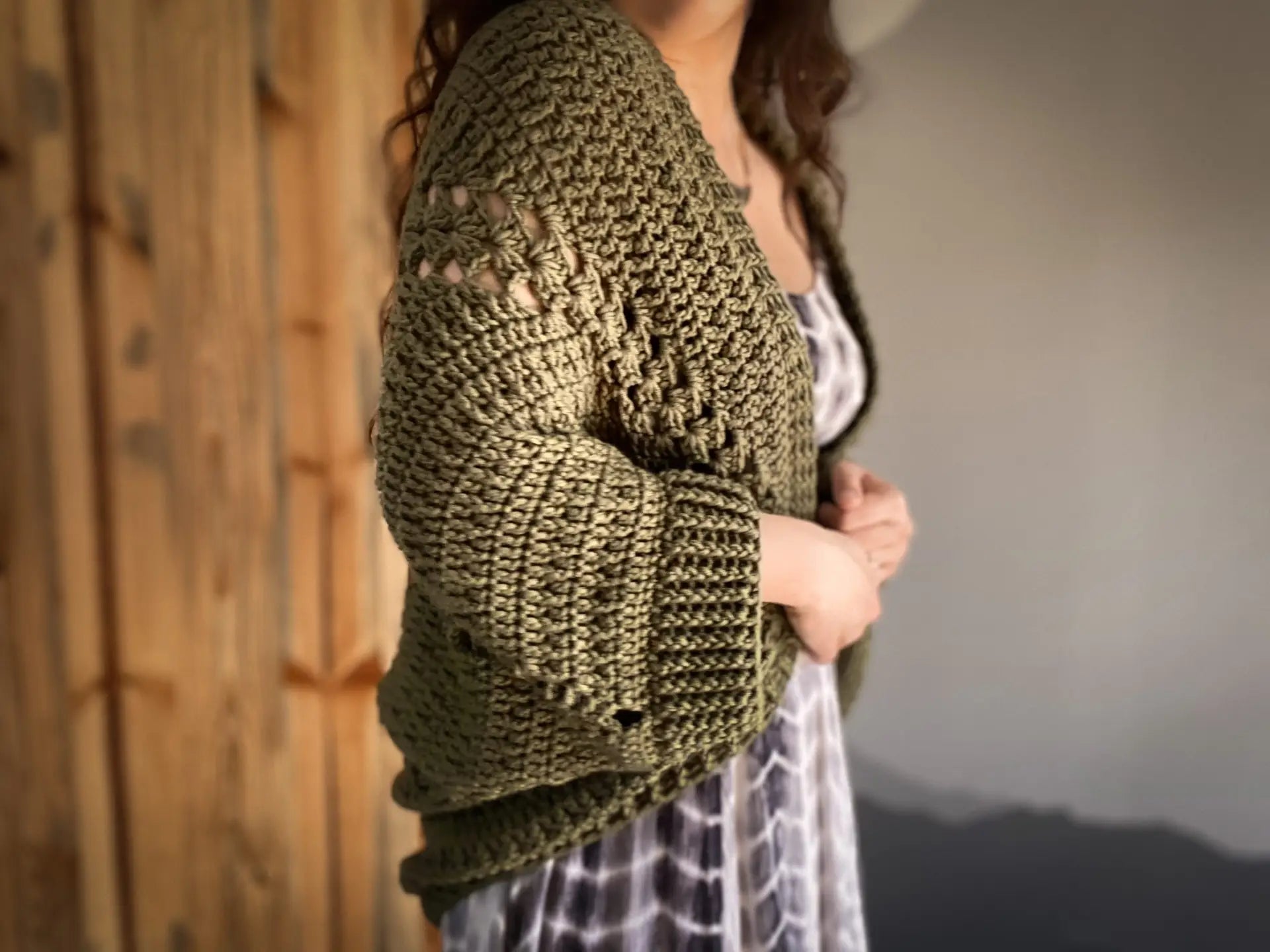 Tzigns - Sage Cocoon Cardi