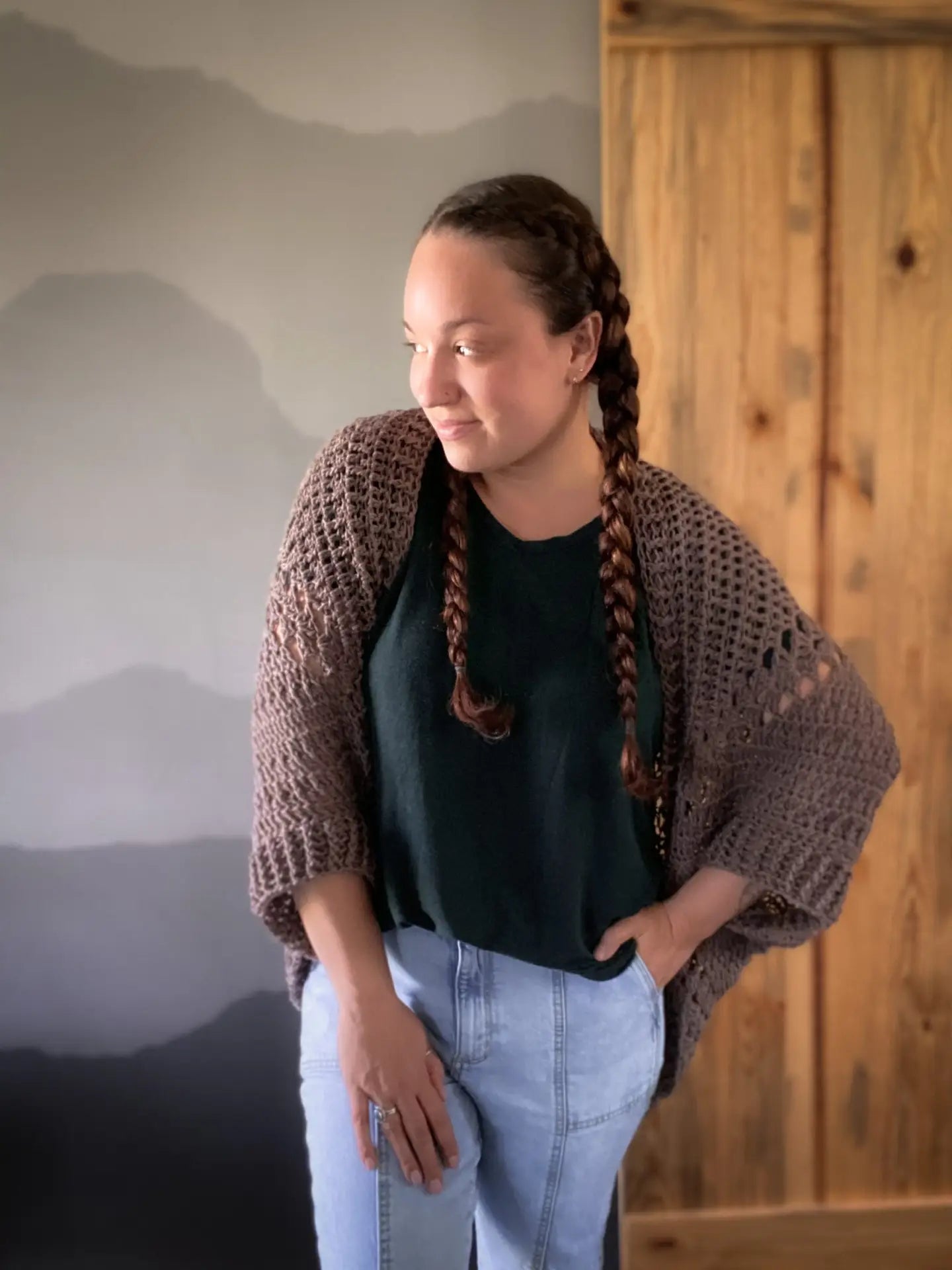 Tzigns - Sage Cocoon Cardi