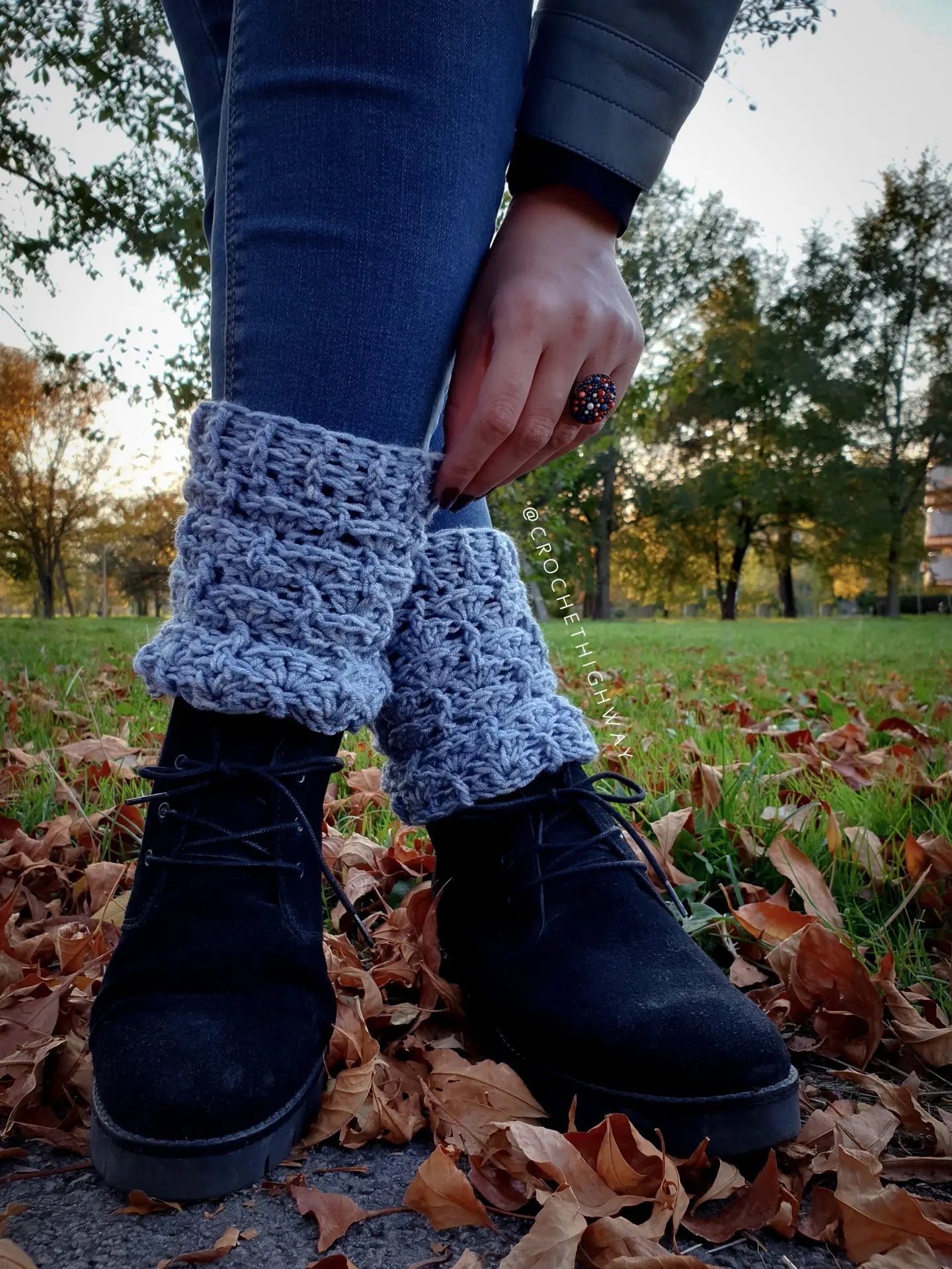 Columbia Boot Socks Crochet Pattern