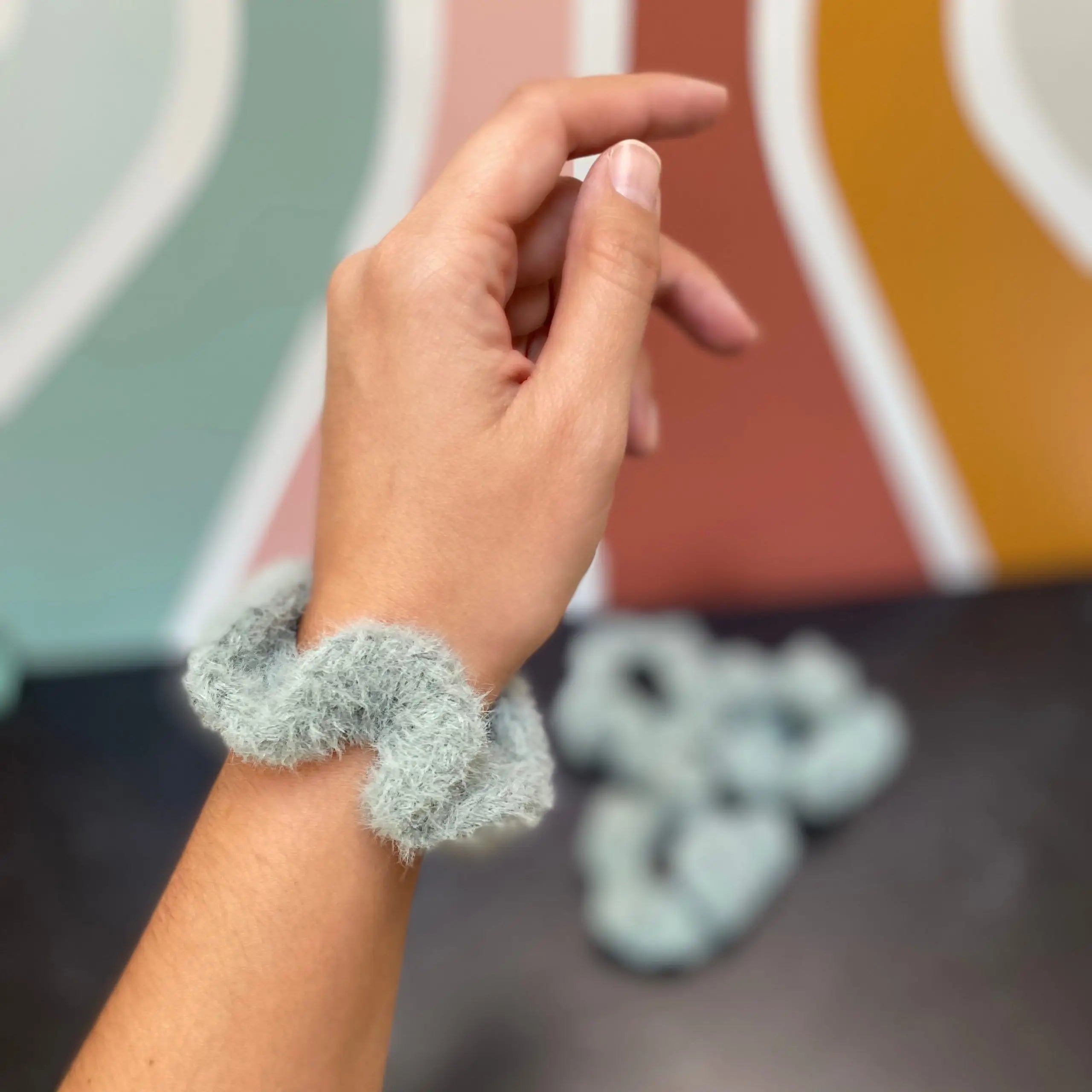Fuzzy Scrunchie