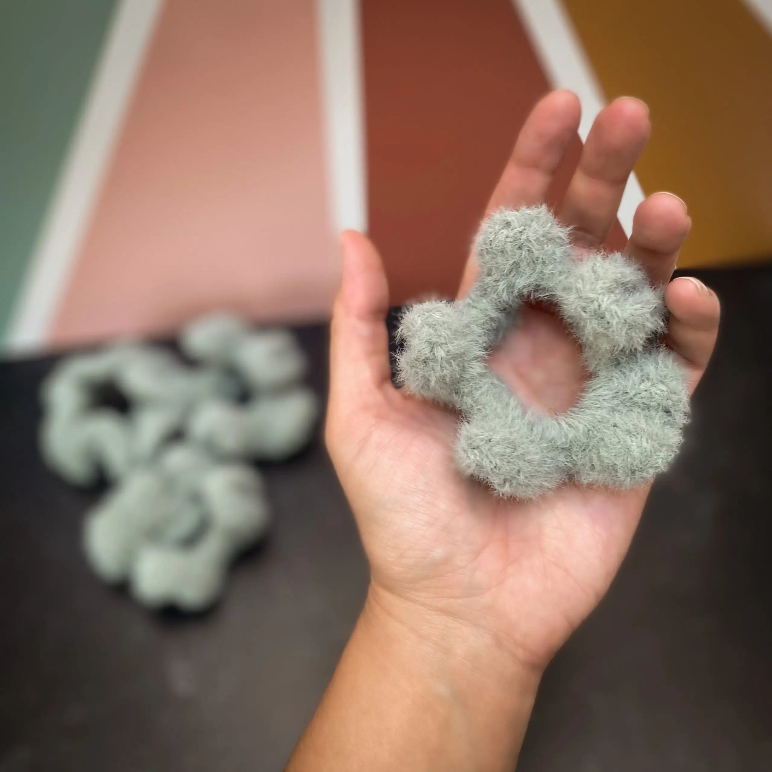 Fuzzy Scrunchie