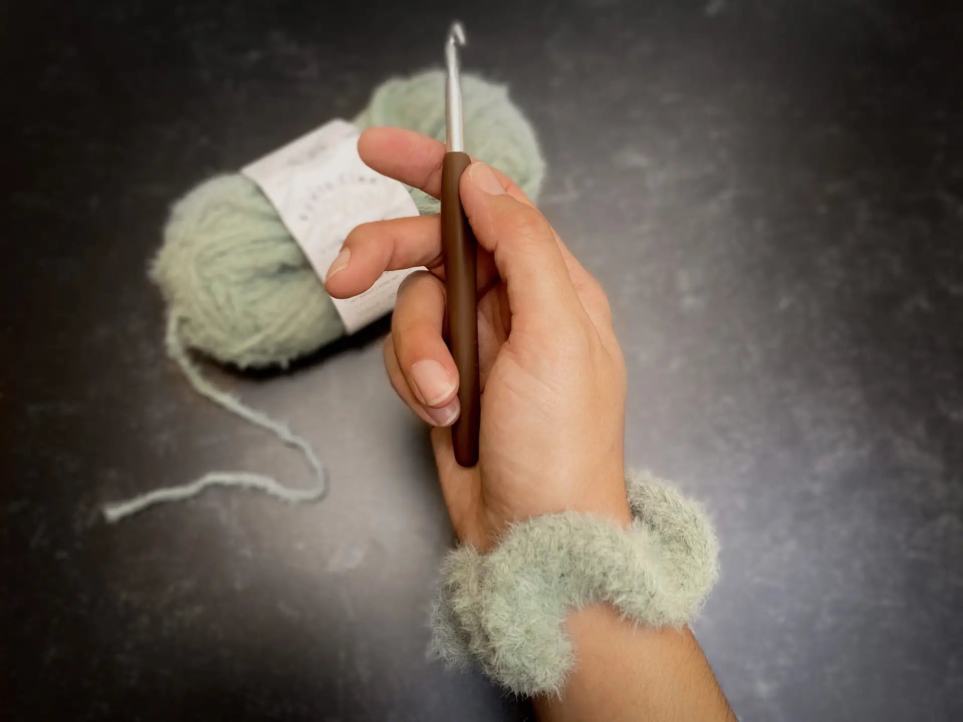 Fuzzy Scrunchie