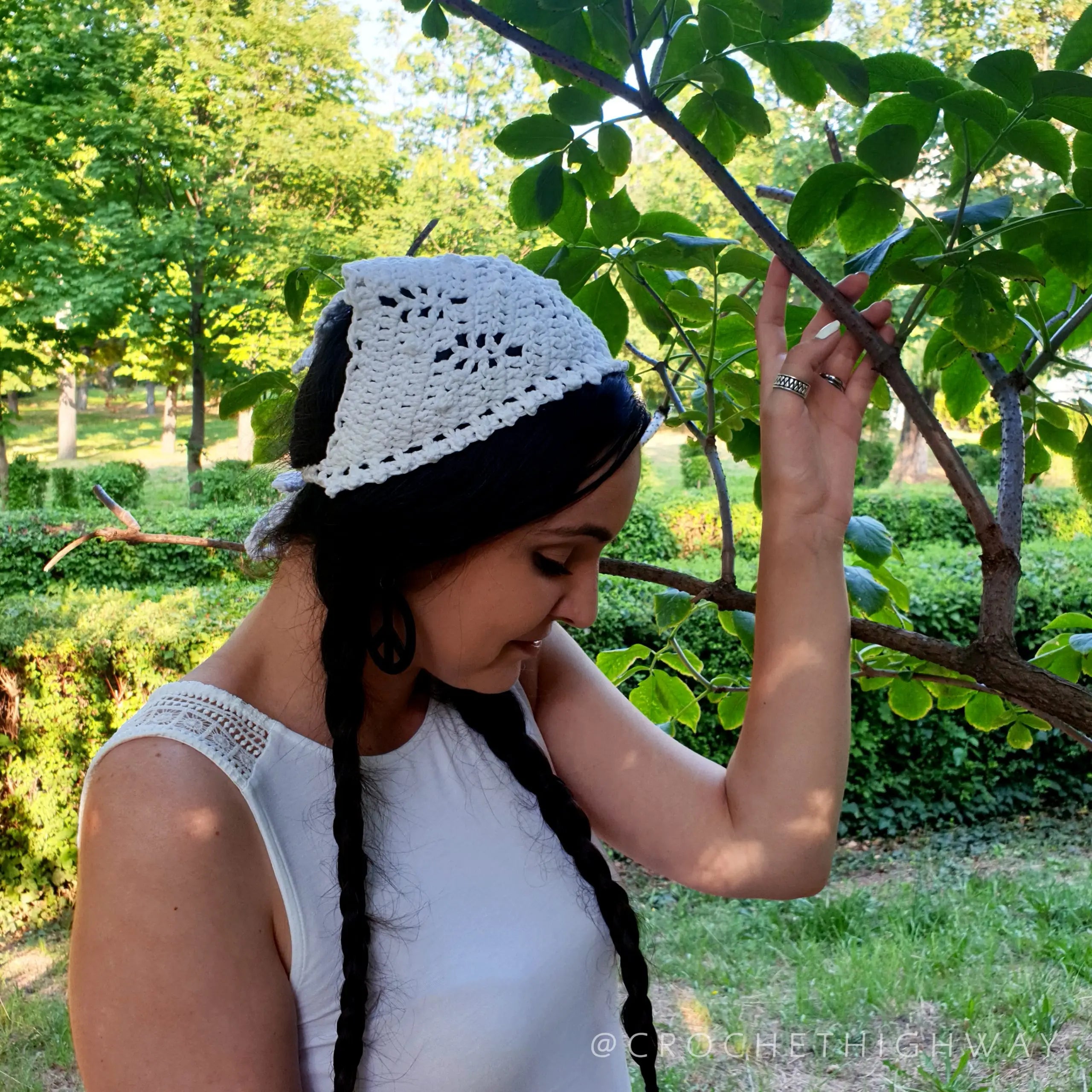 Sweet Sage Bandana Crochet Pattern