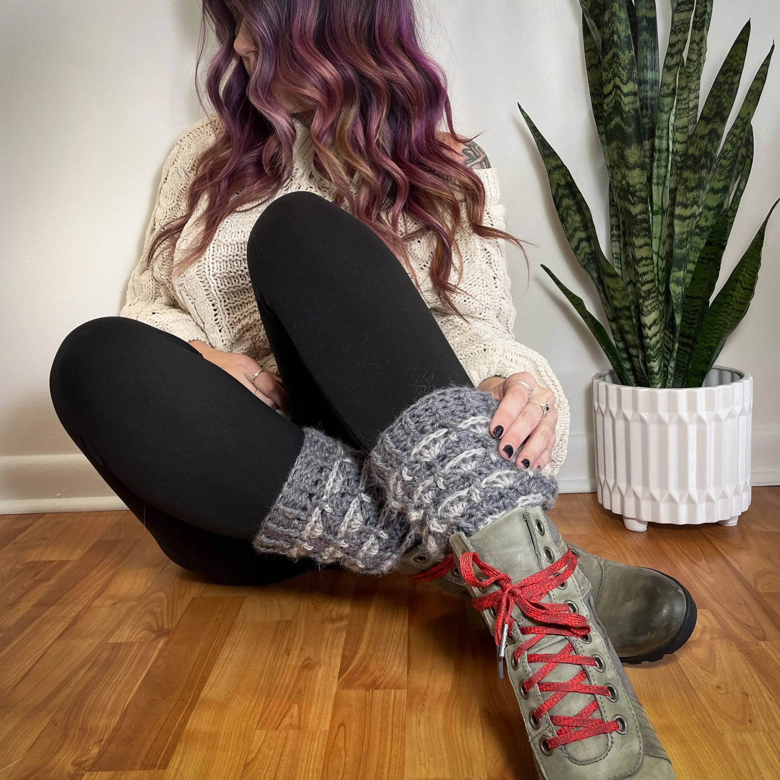 Columbia Boot Socks Crochet Pattern