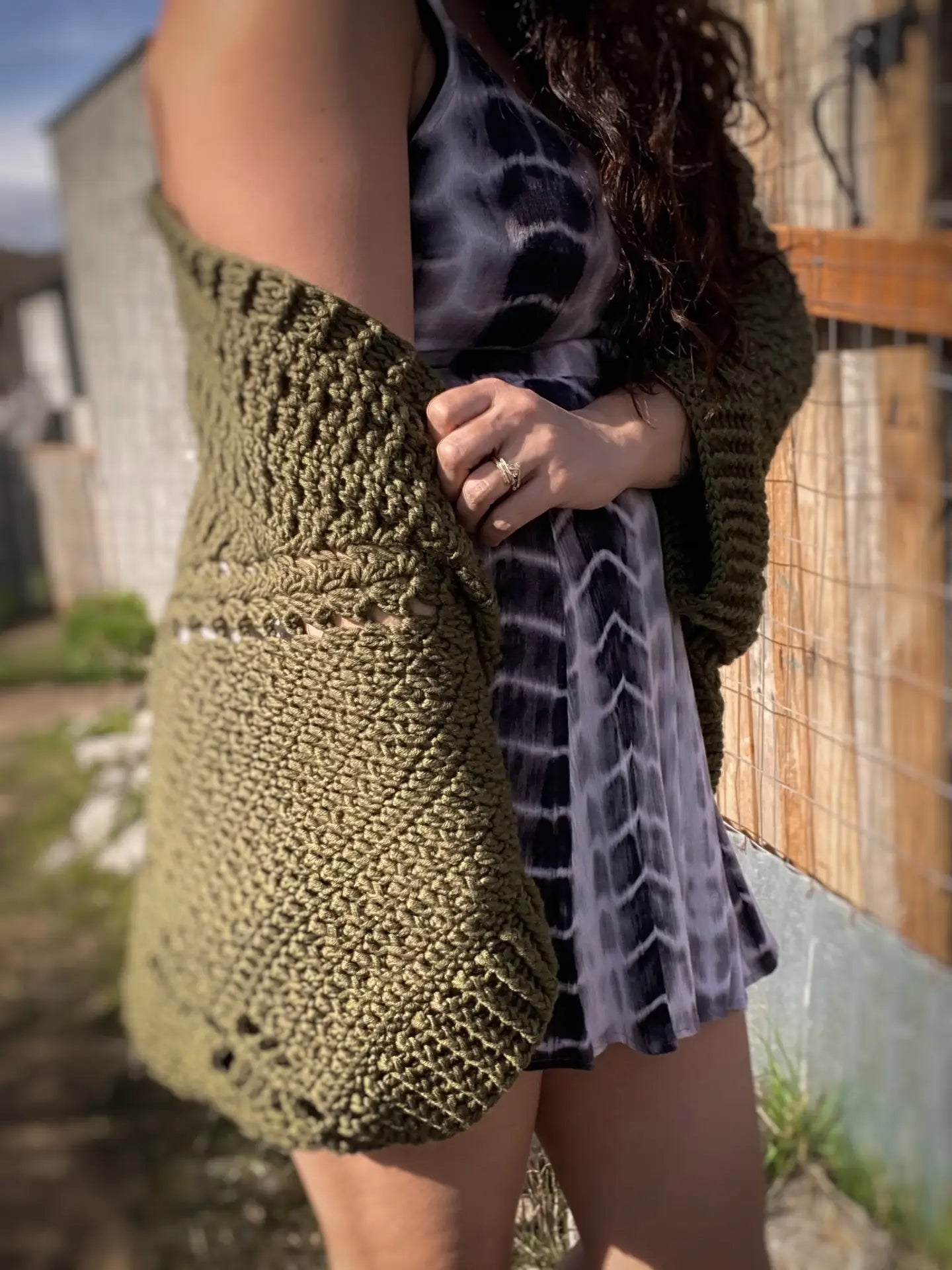 Tzigns - Sage Cocoon Cardi