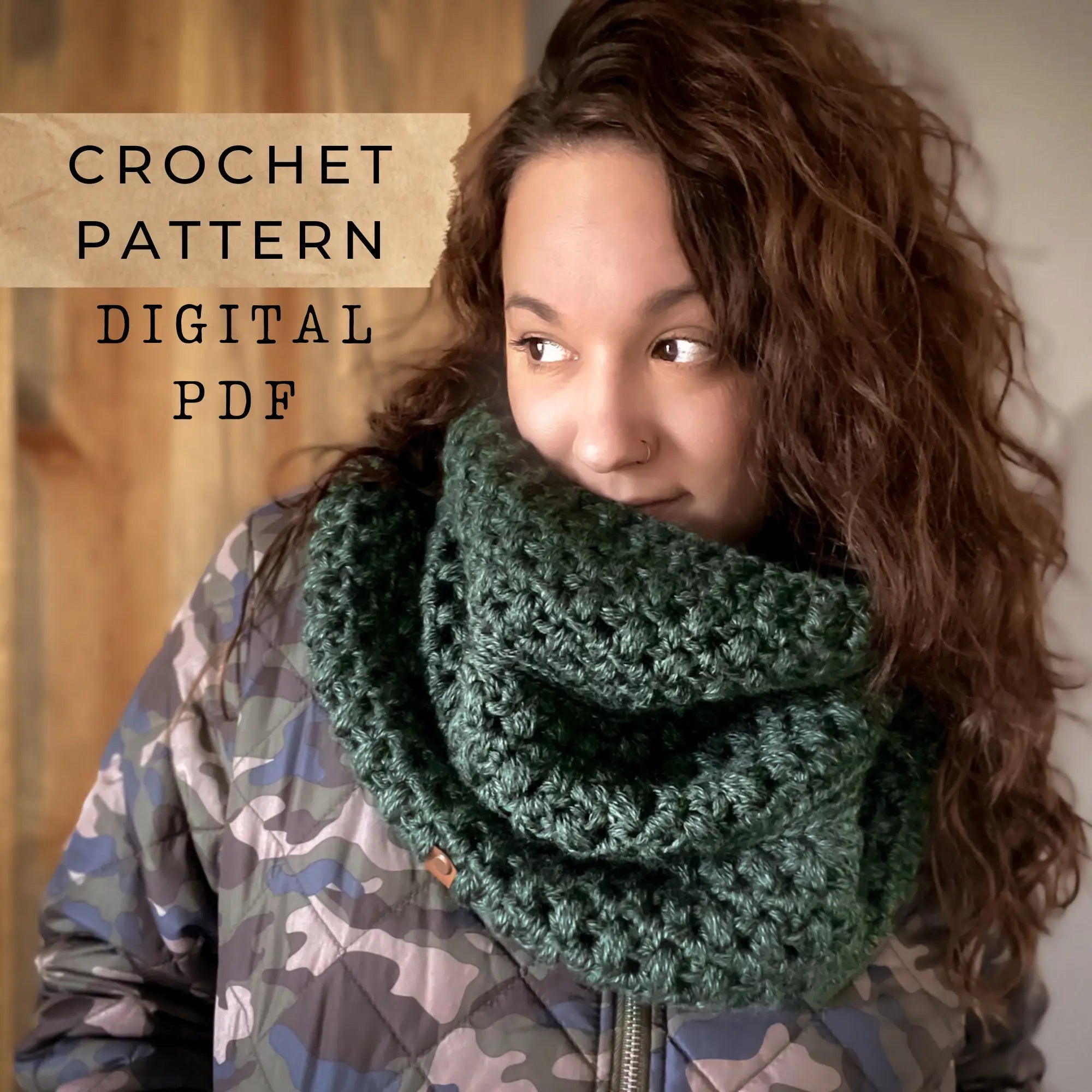 Cascade Cozy Cowl Crochet Pattern