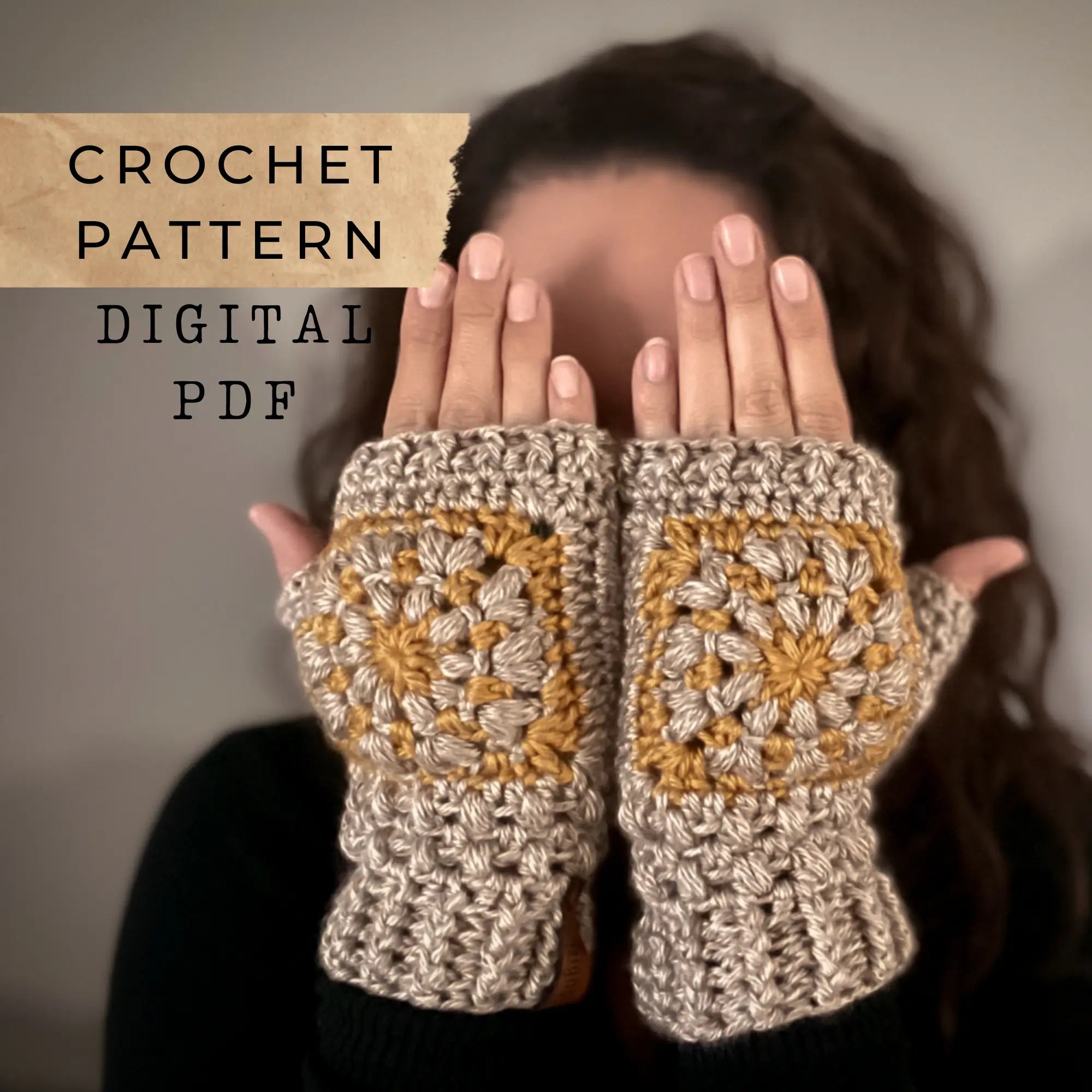 Cascade Café Mitts Crochet Pattern