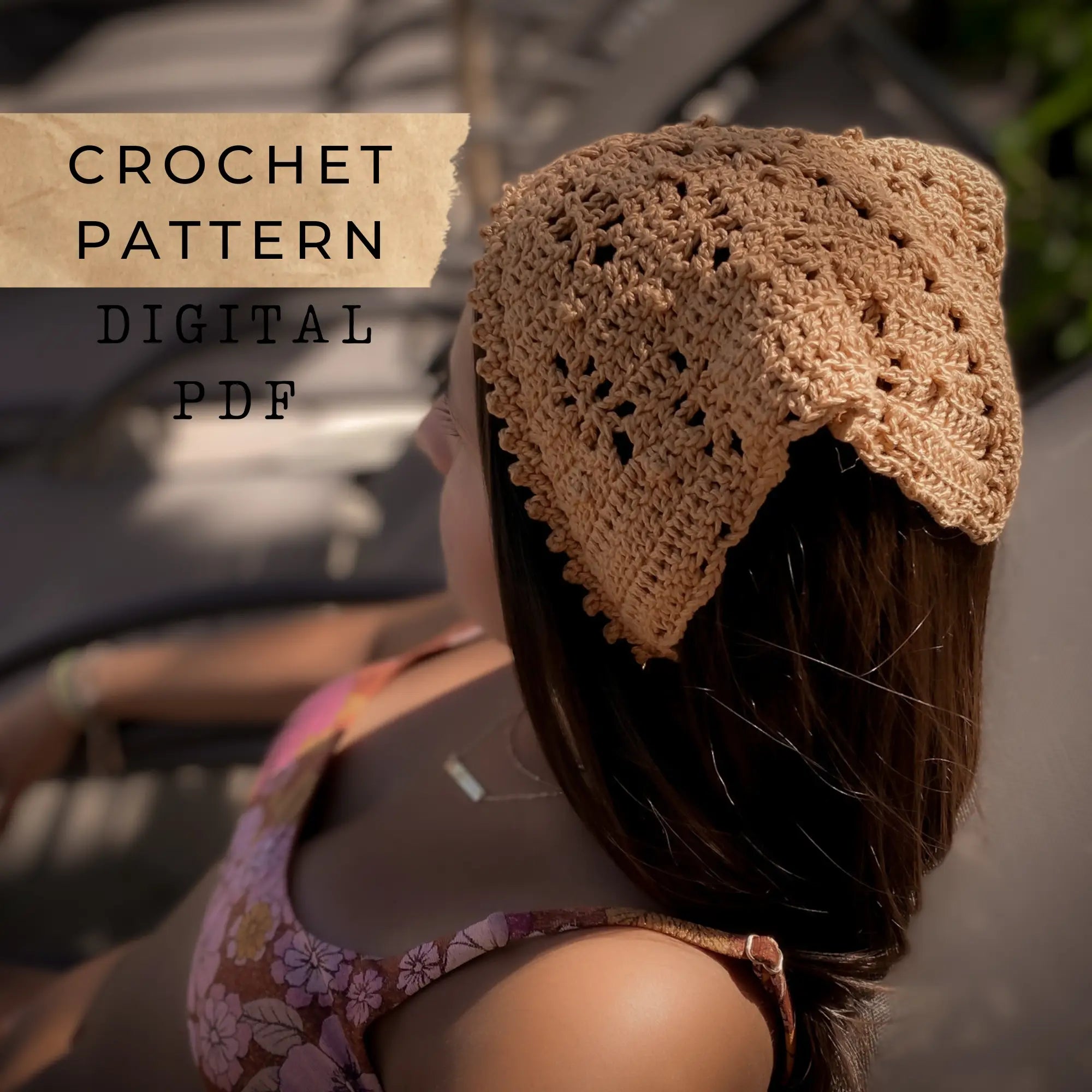 Sweet Sage Bandana Crochet Pattern