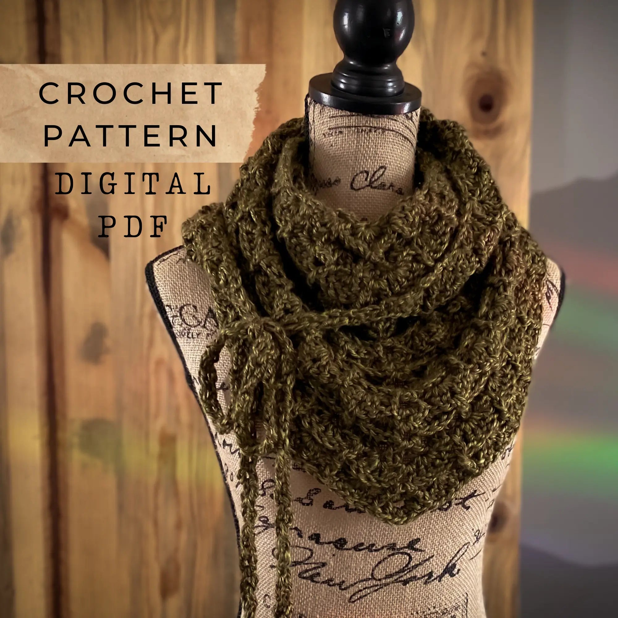 Columbia Ridge Scarf Crochet Pattern