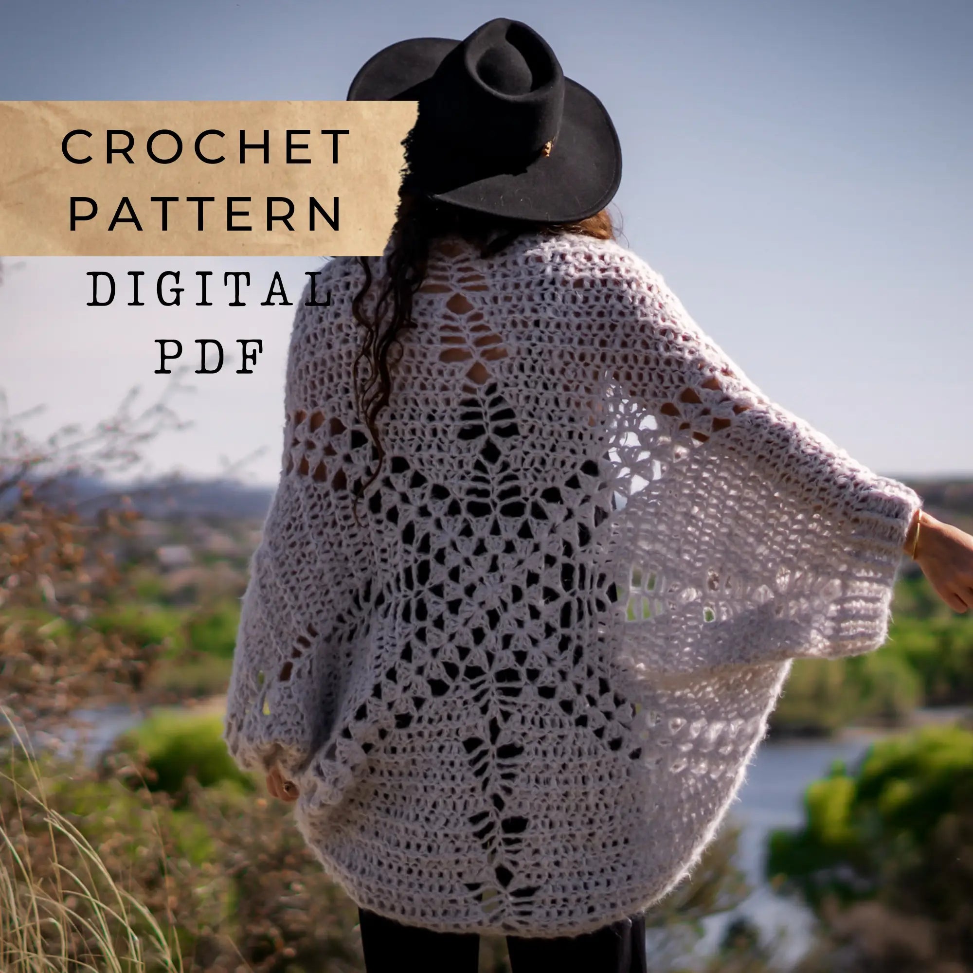 Sage Cocoon Cardi Crochet Pattern