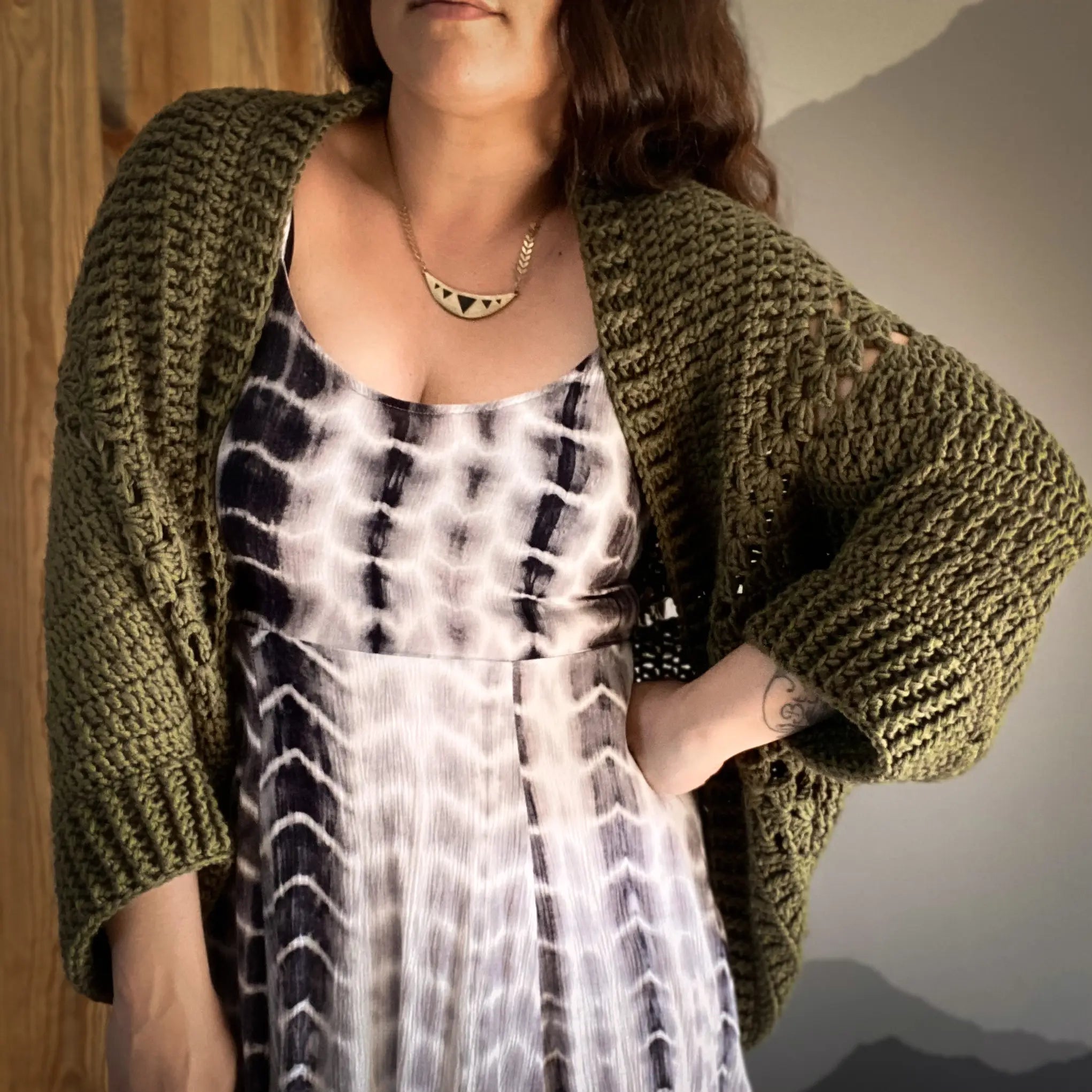 Tzigns - Sage Cocoon Cardi