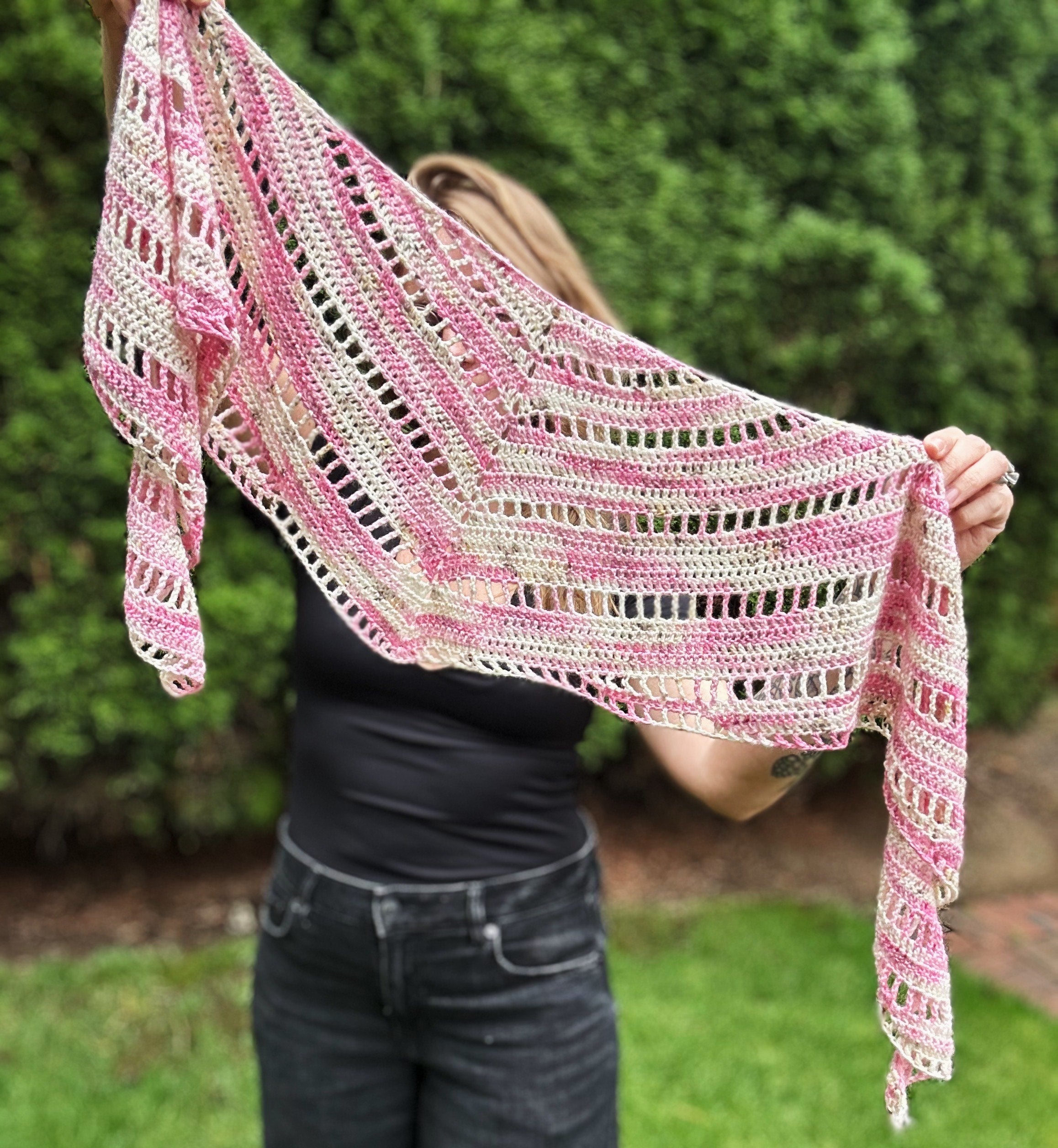 Maple Wing Scarf Crochet Pattern