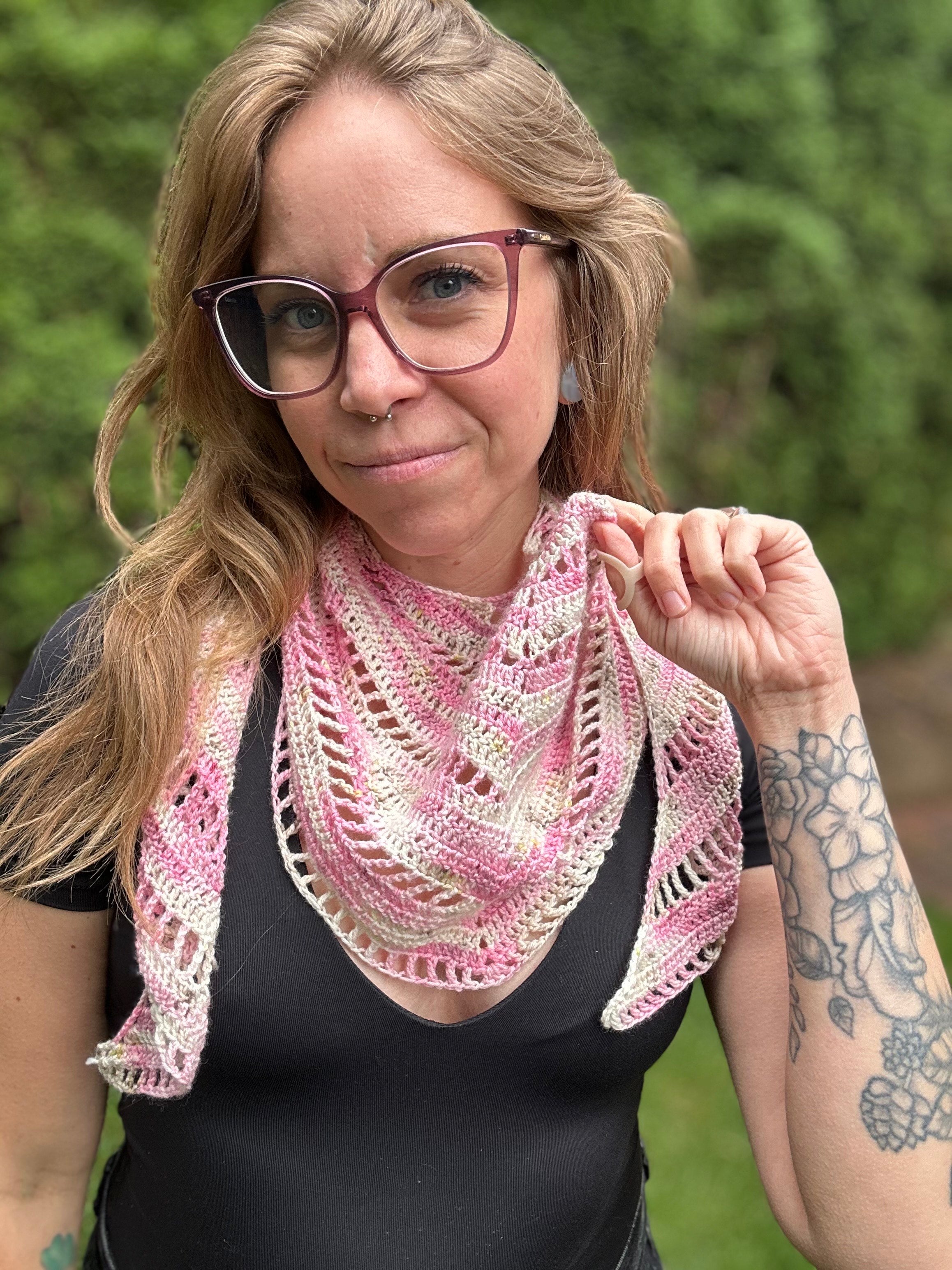 Maple Wing Scarf Crochet Pattern