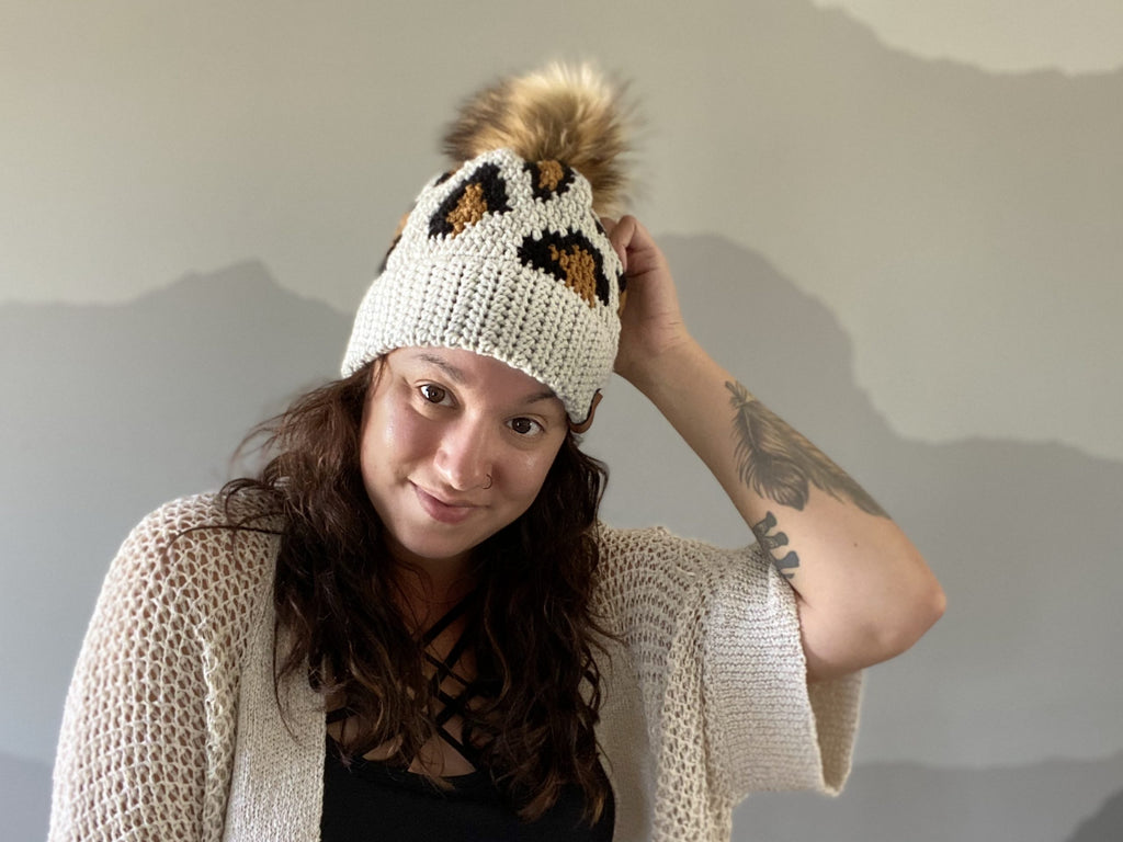 The Leopard Beanie