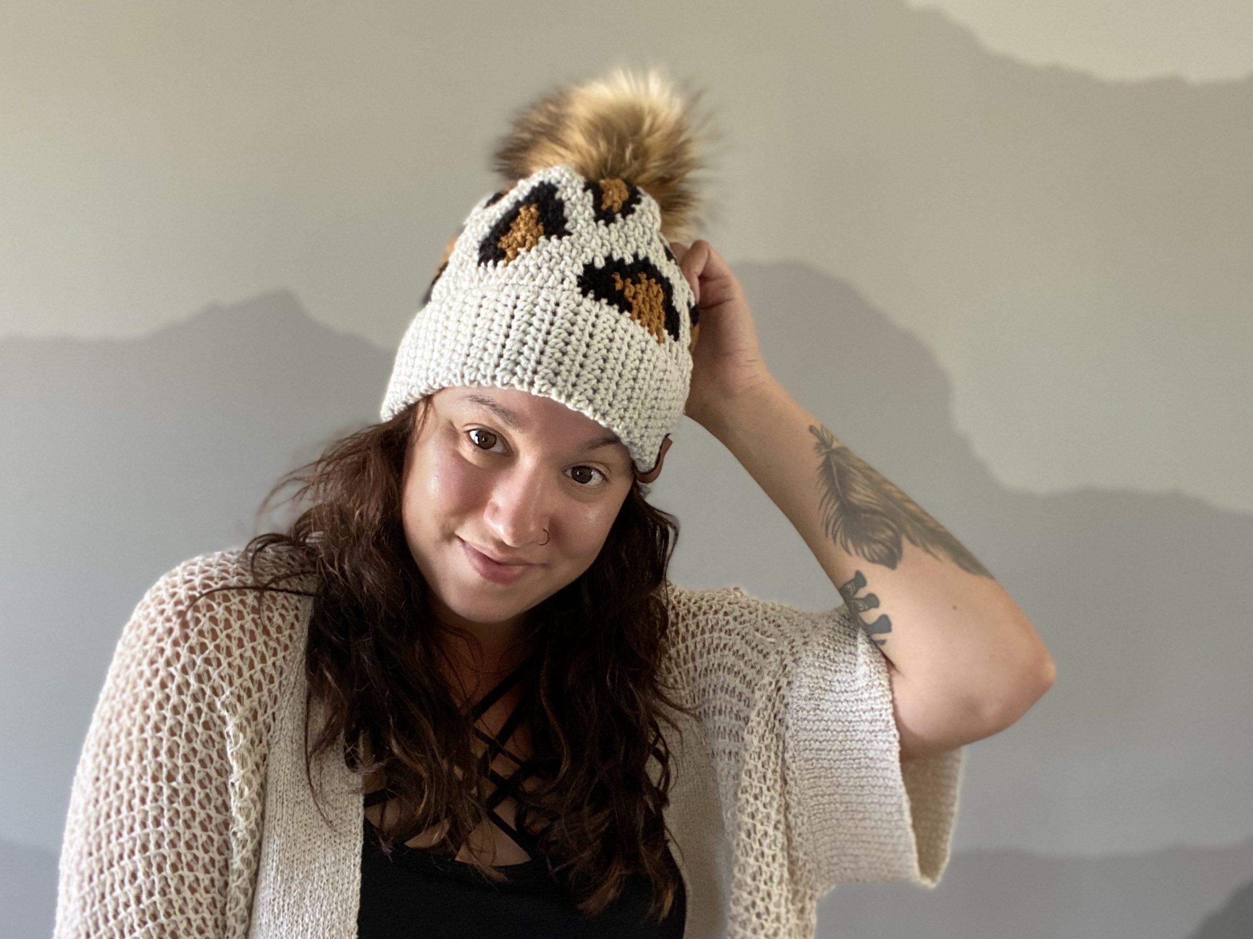 The Leopard Beanie