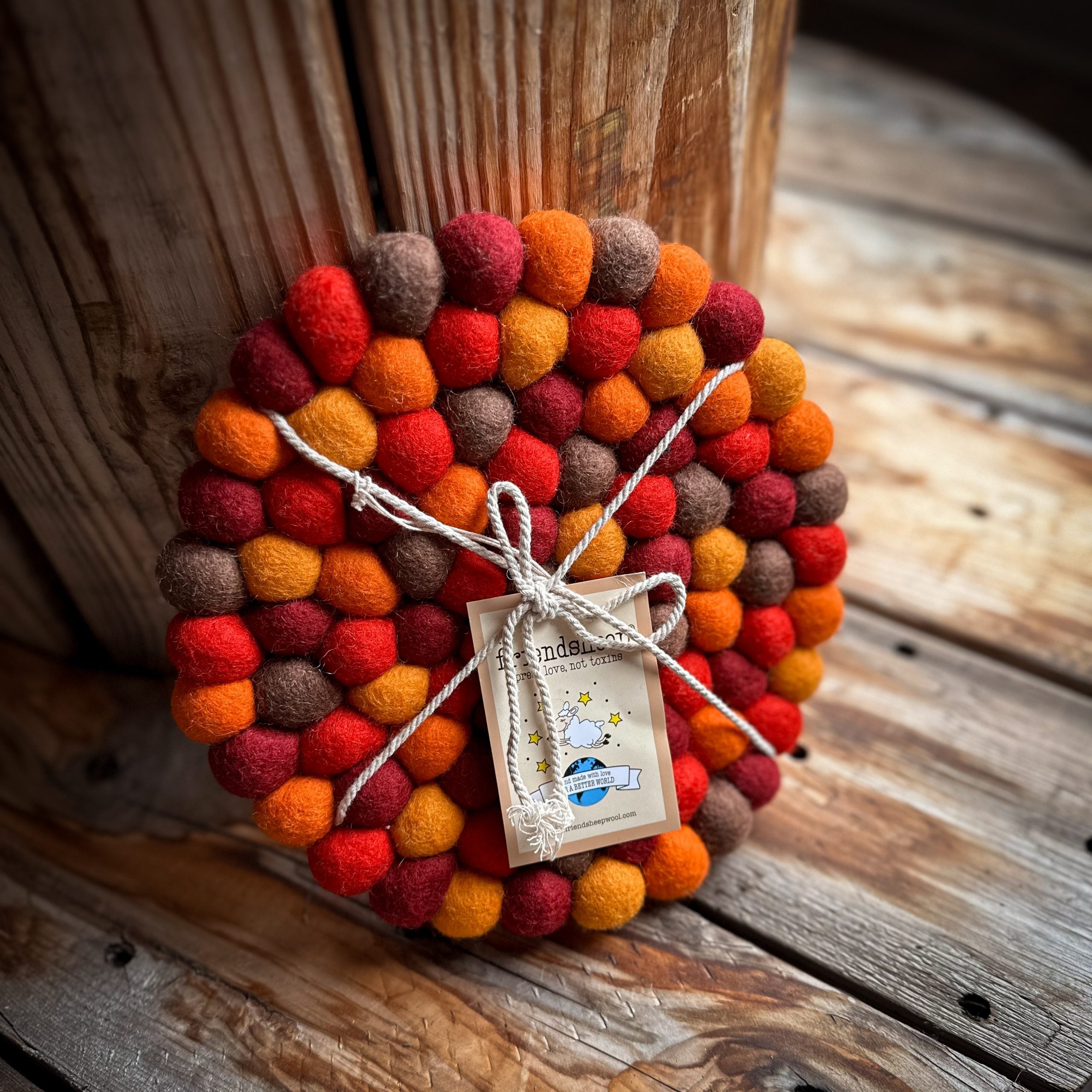 Eco Trivet & Coasters by Friendsheep | Falling Leaves
