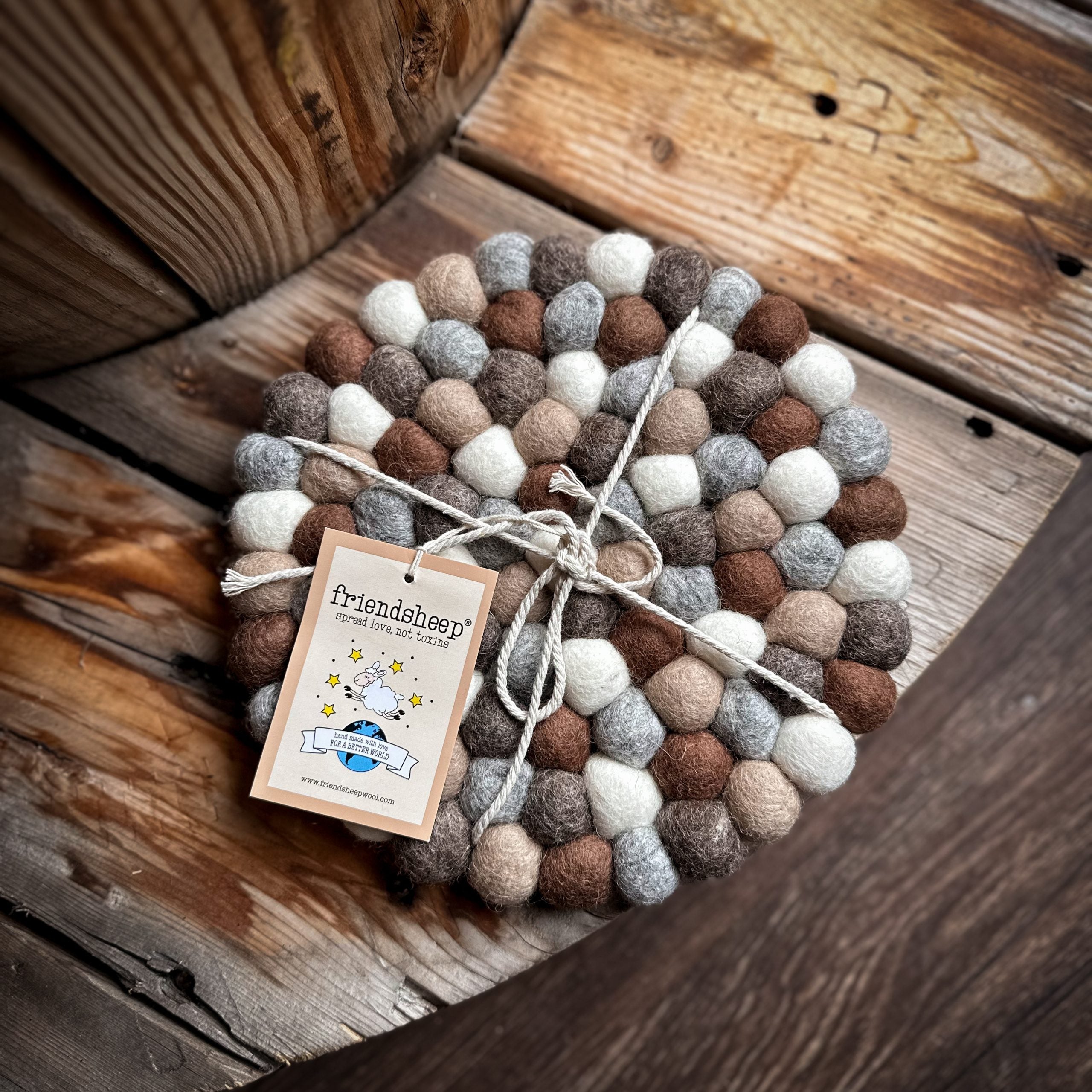 Eco Trivet & Coasters by Friendsheep | Earthy