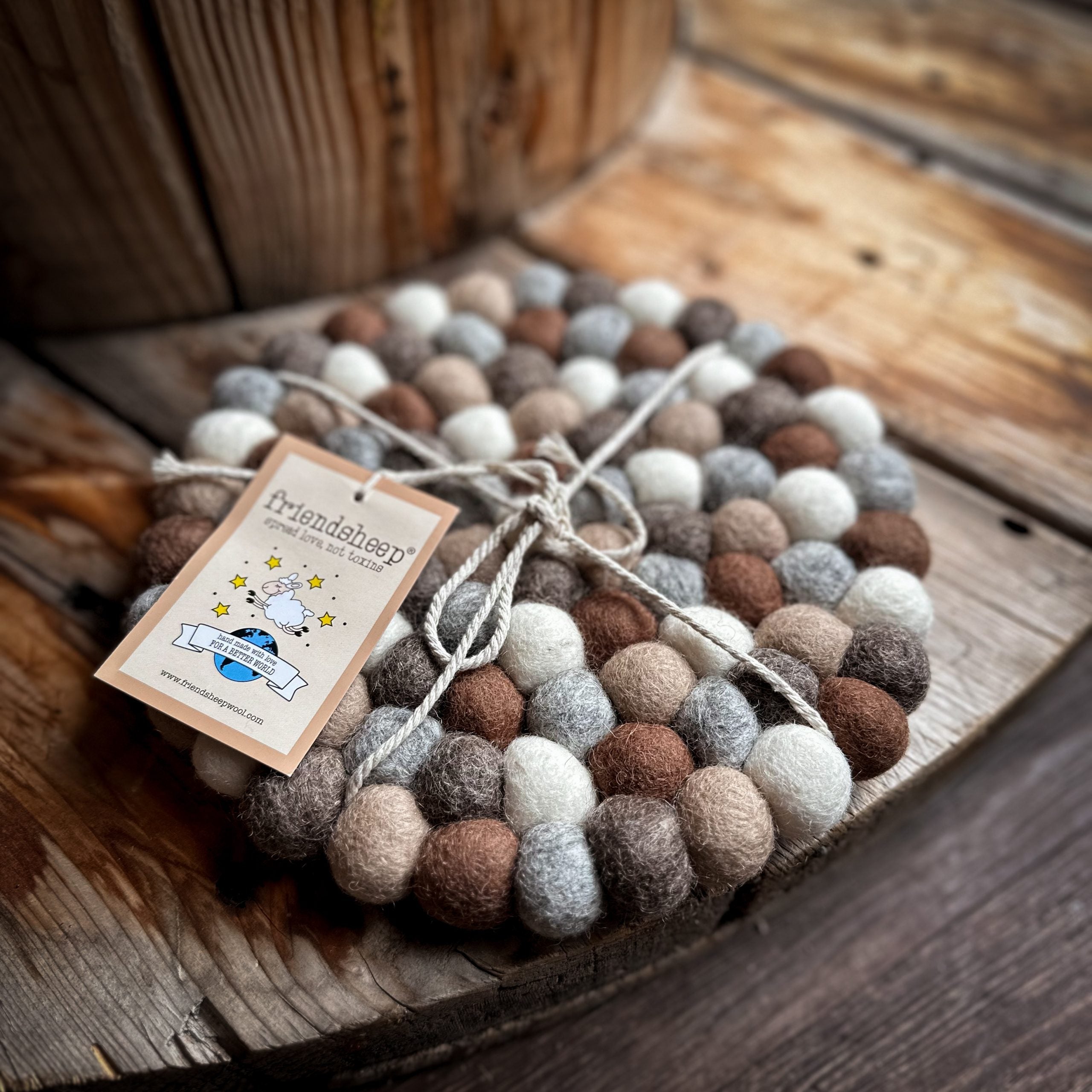 Eco Trivet & Coasters by Friendsheep | Earthy