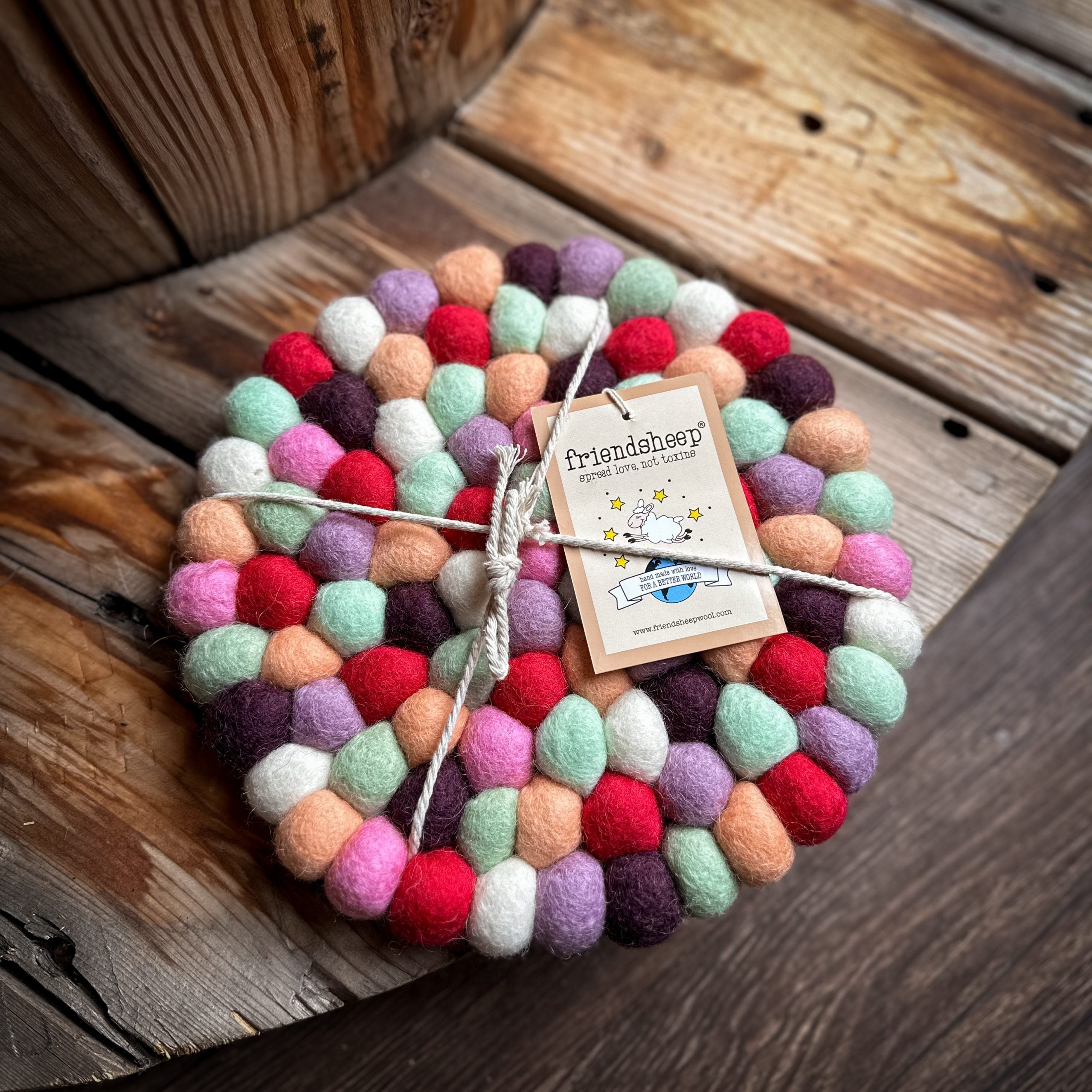 Eco Trivet & Coasters by Friendsheep | Macarons