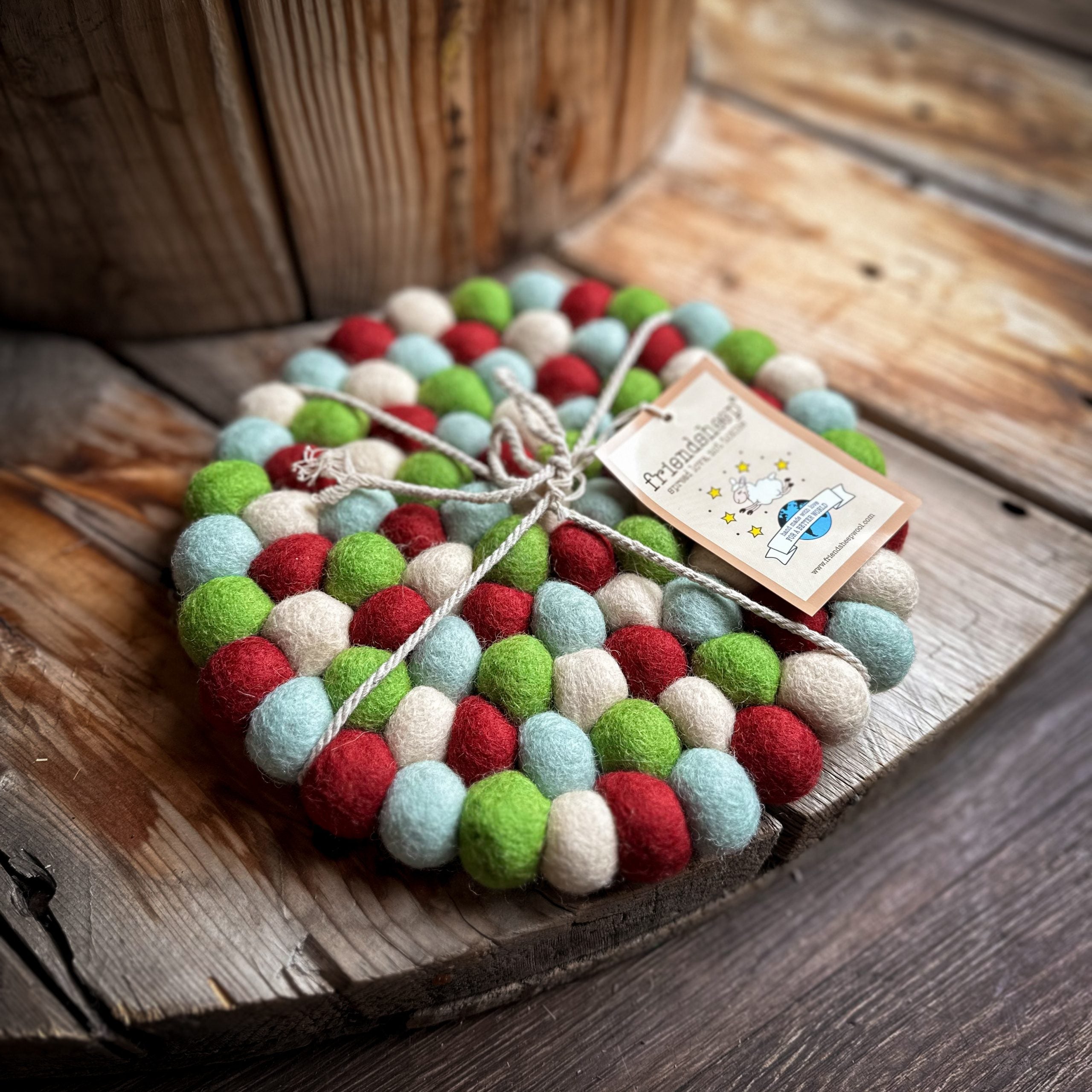 Eco Trivet & Coasters by Friendsheep | Yuletide