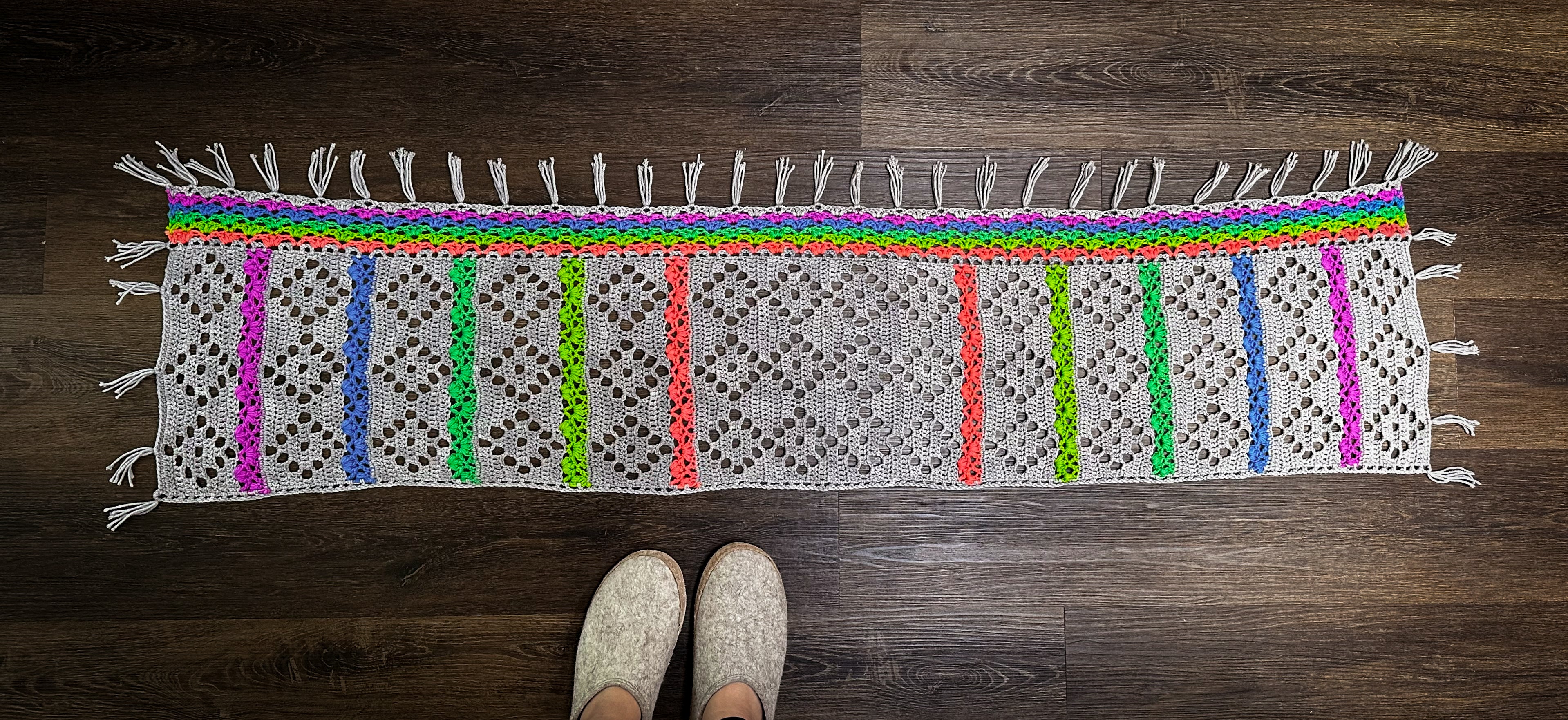 Chromatic Lace Wrap Crochet Pattern