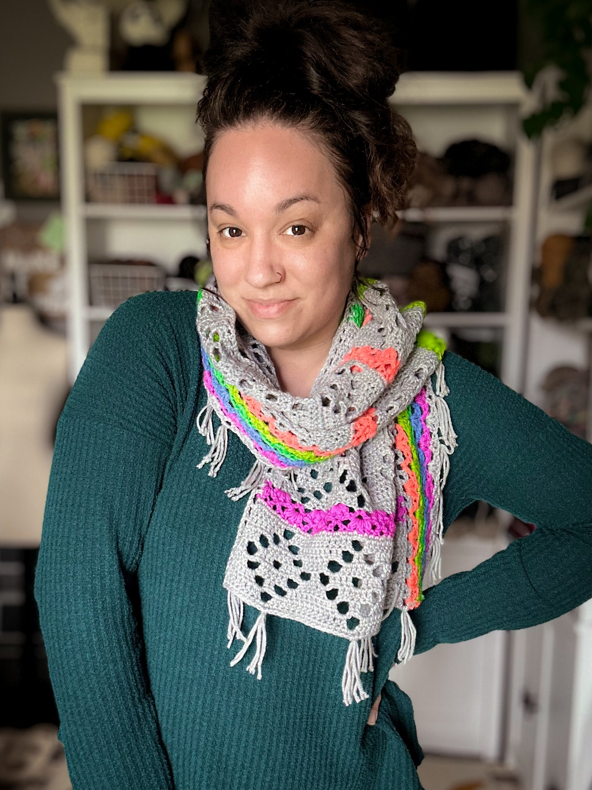 Chromatic Lace Wrap Crochet Pattern