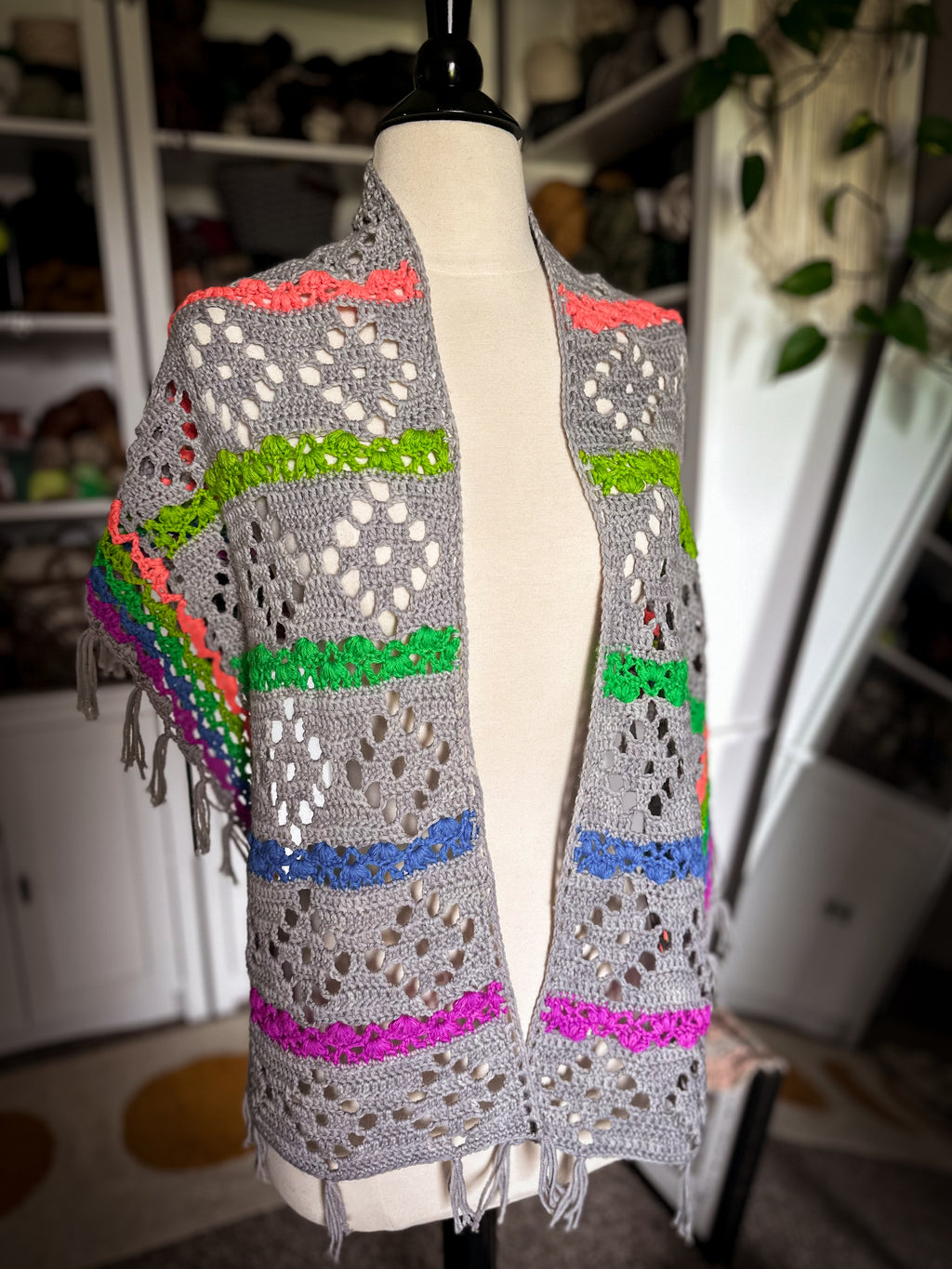 Chromatic Lace Wrap Crochet Pattern