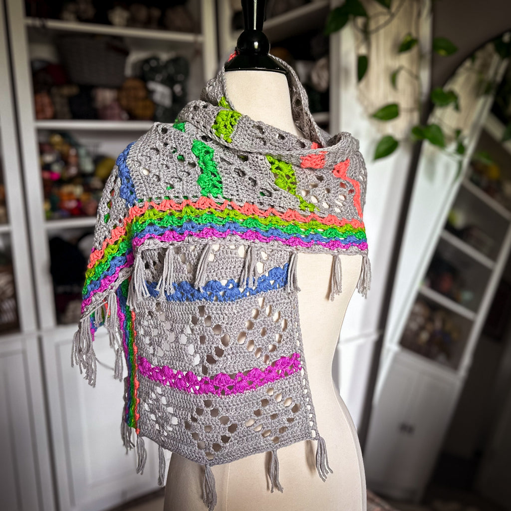 Chromatic Lace Wrap Crochet Pattern