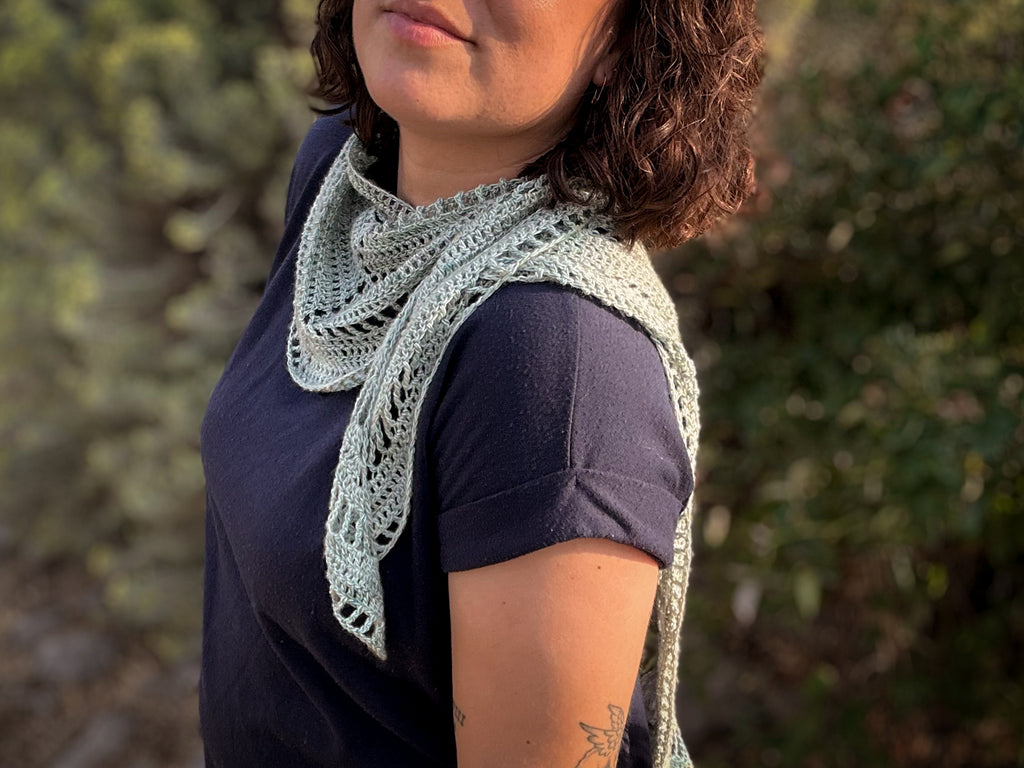 Maple Wing Scarf Crochet Pattern