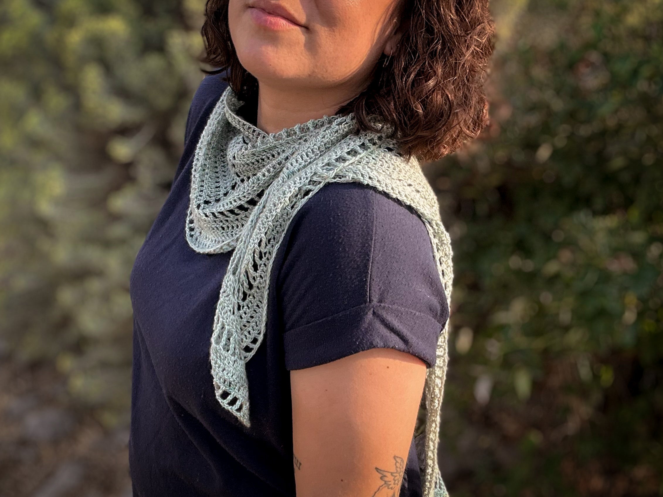Maple Wing Scarf Crochet Pattern