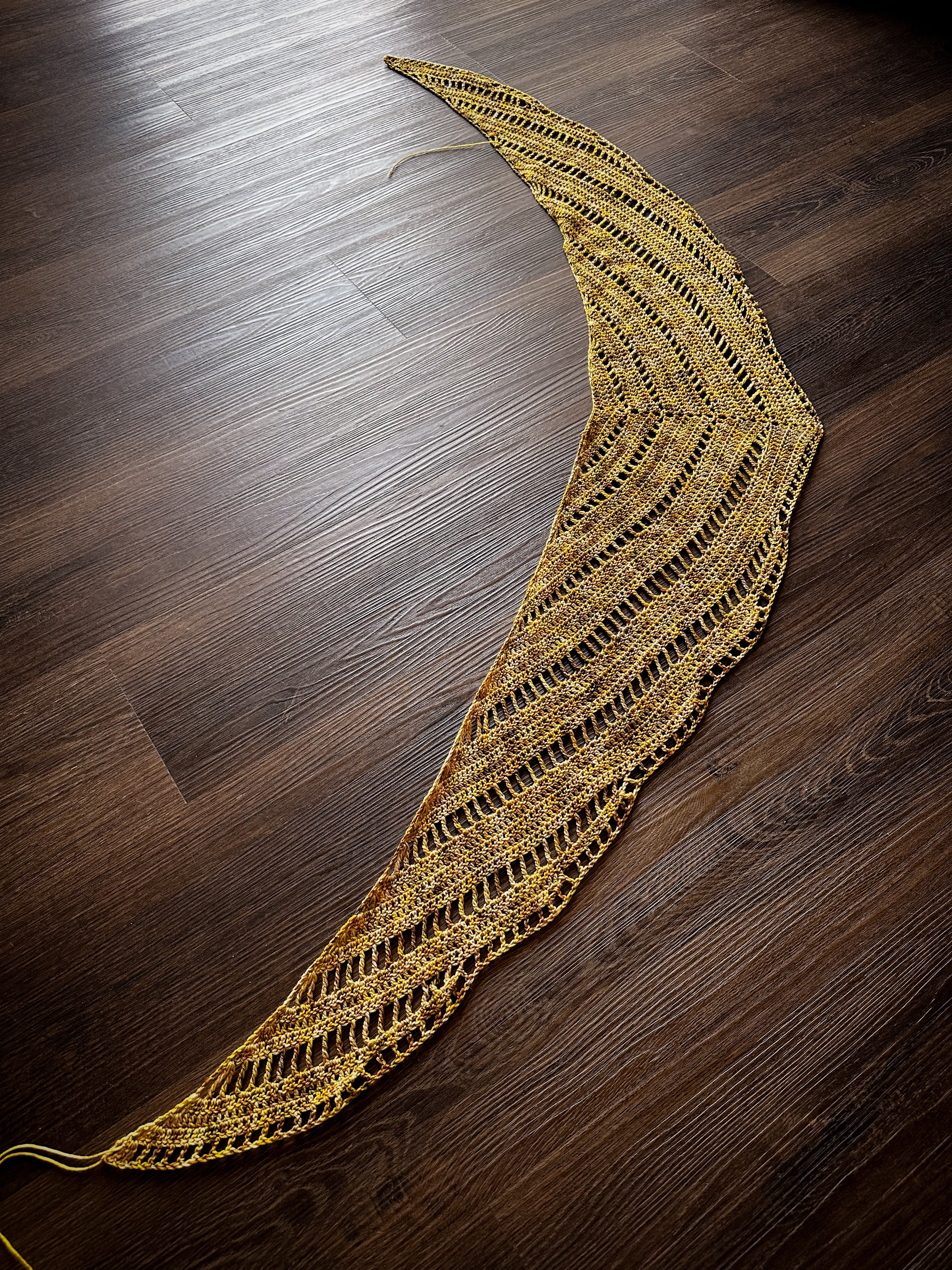 Maple Wing Scarf Crochet Pattern