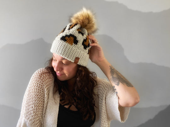 The Leopard Beanie